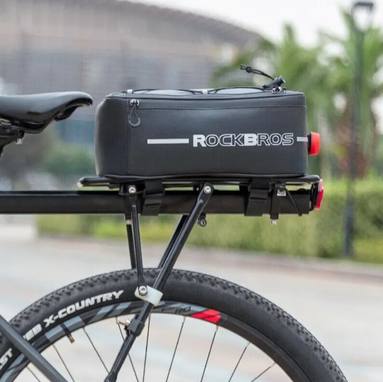 BOLSO PARRILLA BICICLETA ROCKBROS - ERGONOMICO CON GRAN CAPACIDAD - 2