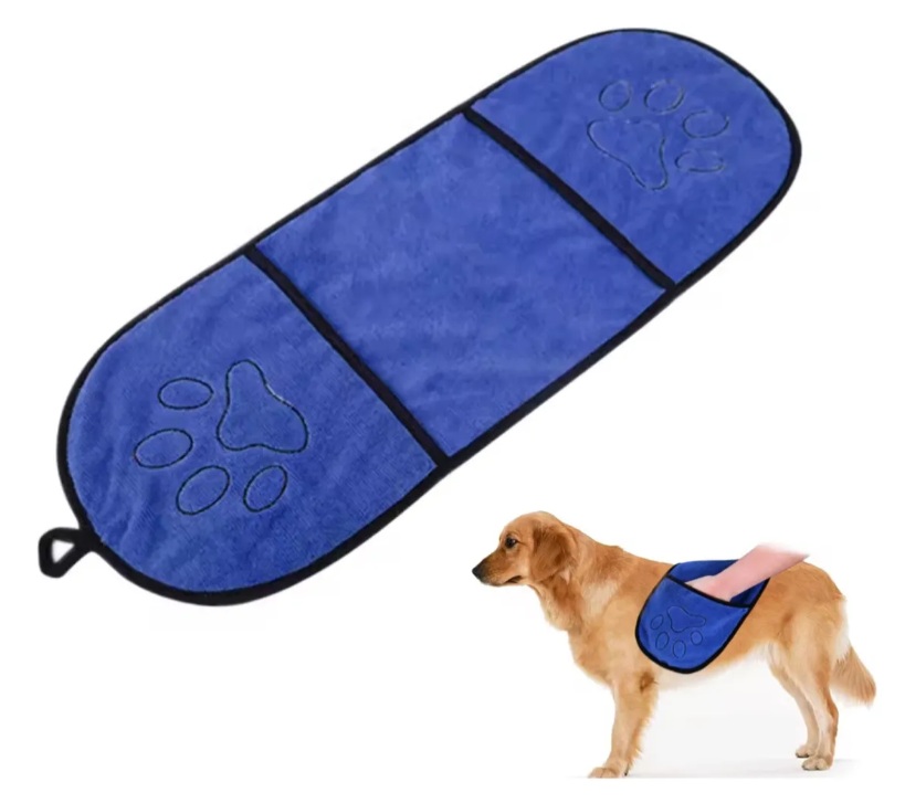 TOALLA PARA MASCOTAS - AZUL - 1