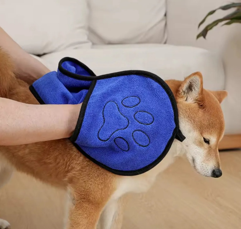 TOALLA PARA MASCOTAS - AZUL - 7