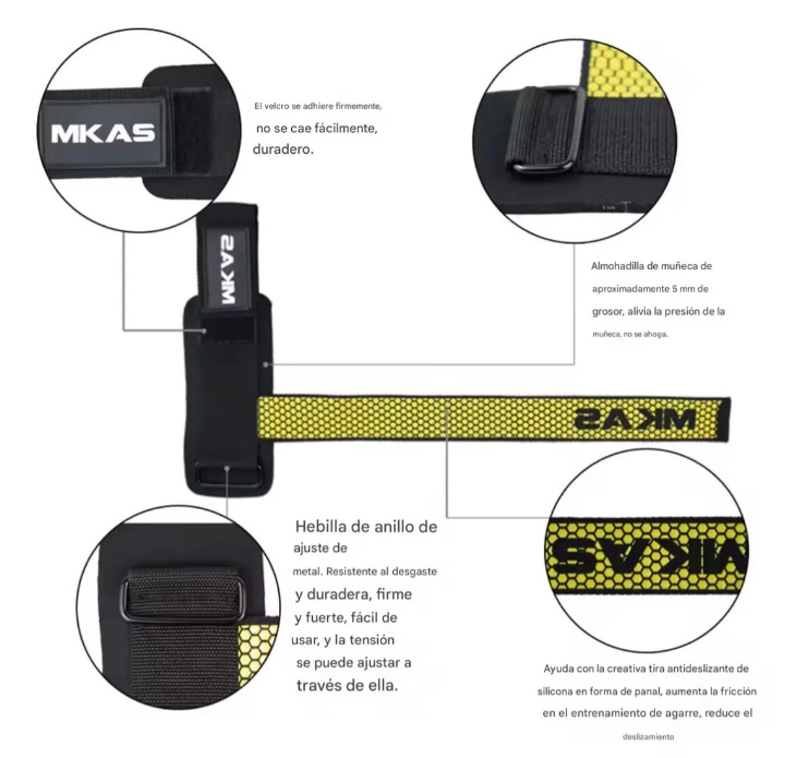 MUÑEQUERA STRAP - AMARILLO - 3