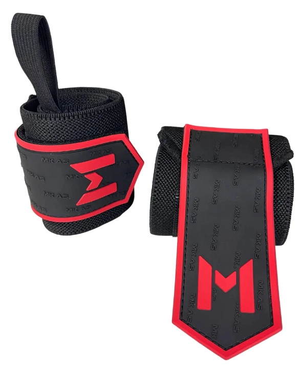 MUÑEQUERA PARA PESAS - NEGRO Y AMARILLO - 1