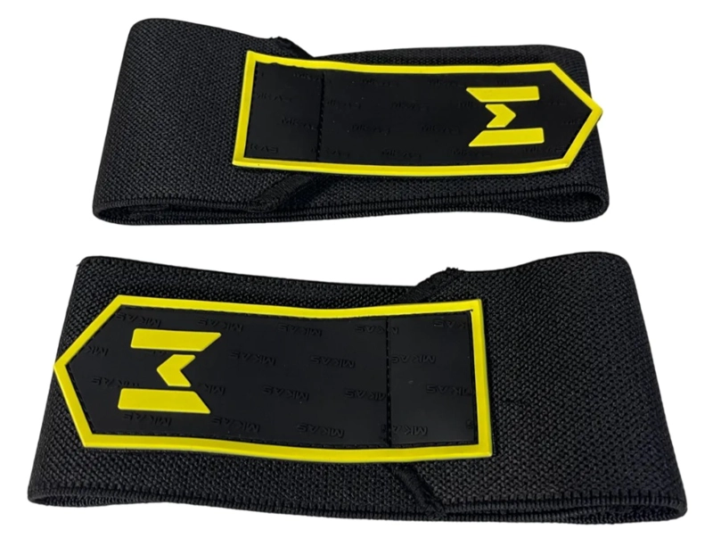 MUÑEQUERA PARA PESAS - NEGRO Y AMARILLO - 2