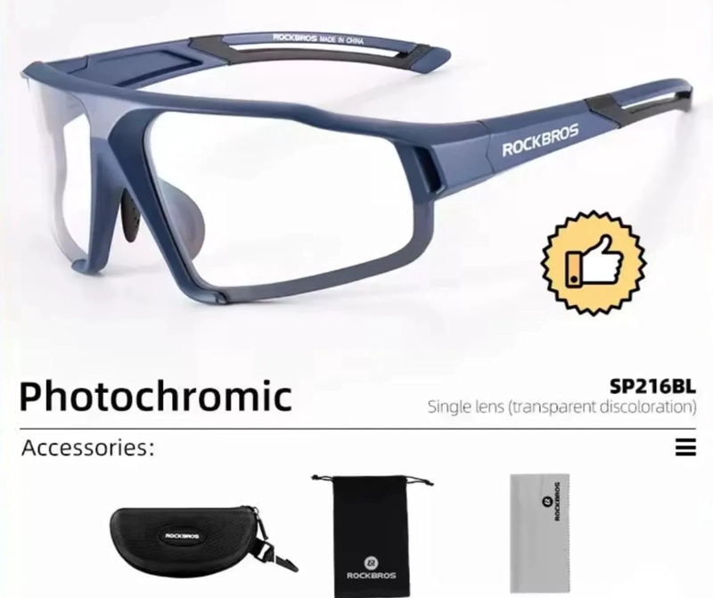 LENTES CICLISMO Y RUNNING FOTOCROMATICOS ROCKBROS - SP216BL - 3