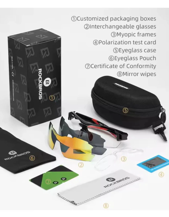 LENTES CLICLISMO Y RUNNING - MICAS INTERCAMBIABLES - 4