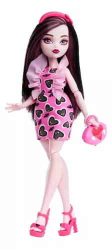 MONSTER HIGH MUÑECA DRACULAURA ARTICULADA CON ACCESORIOS - 1