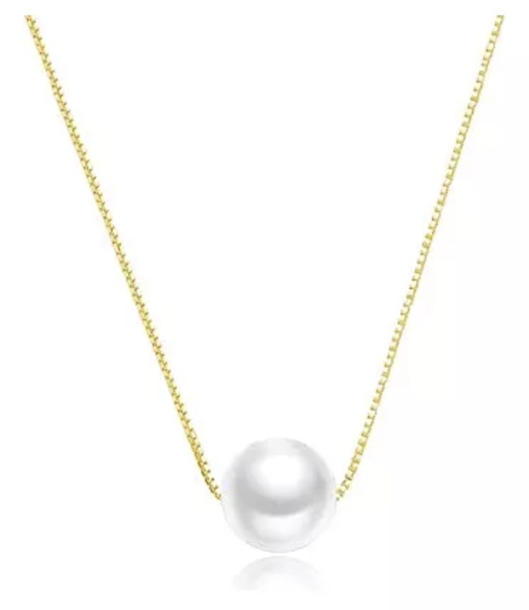 CADENA DE ORO 18 K CON PERLA CULTIVADA - 1
