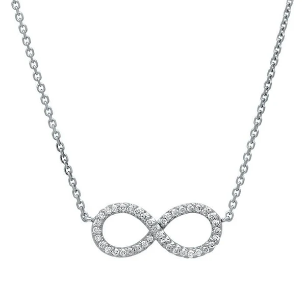 CADENA DE PLATA CON SIMBOLO INFINITO AMOR - 1