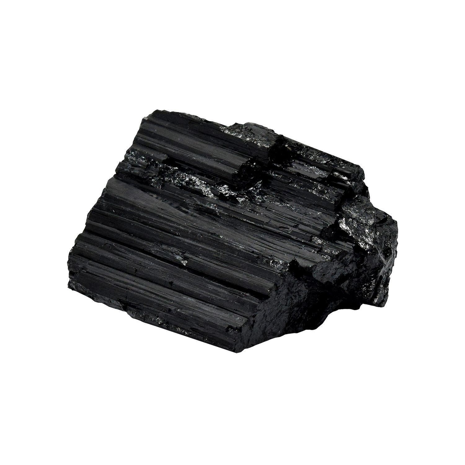 TURMALINA NEGRA EN BRUTO AMULETO DE PROTECCION - 1