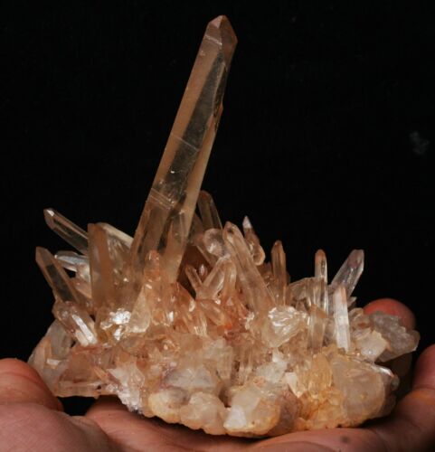 PIEDRA DE CUARZO CRISTAL RACIMO CUARZO AHUMADO - 1