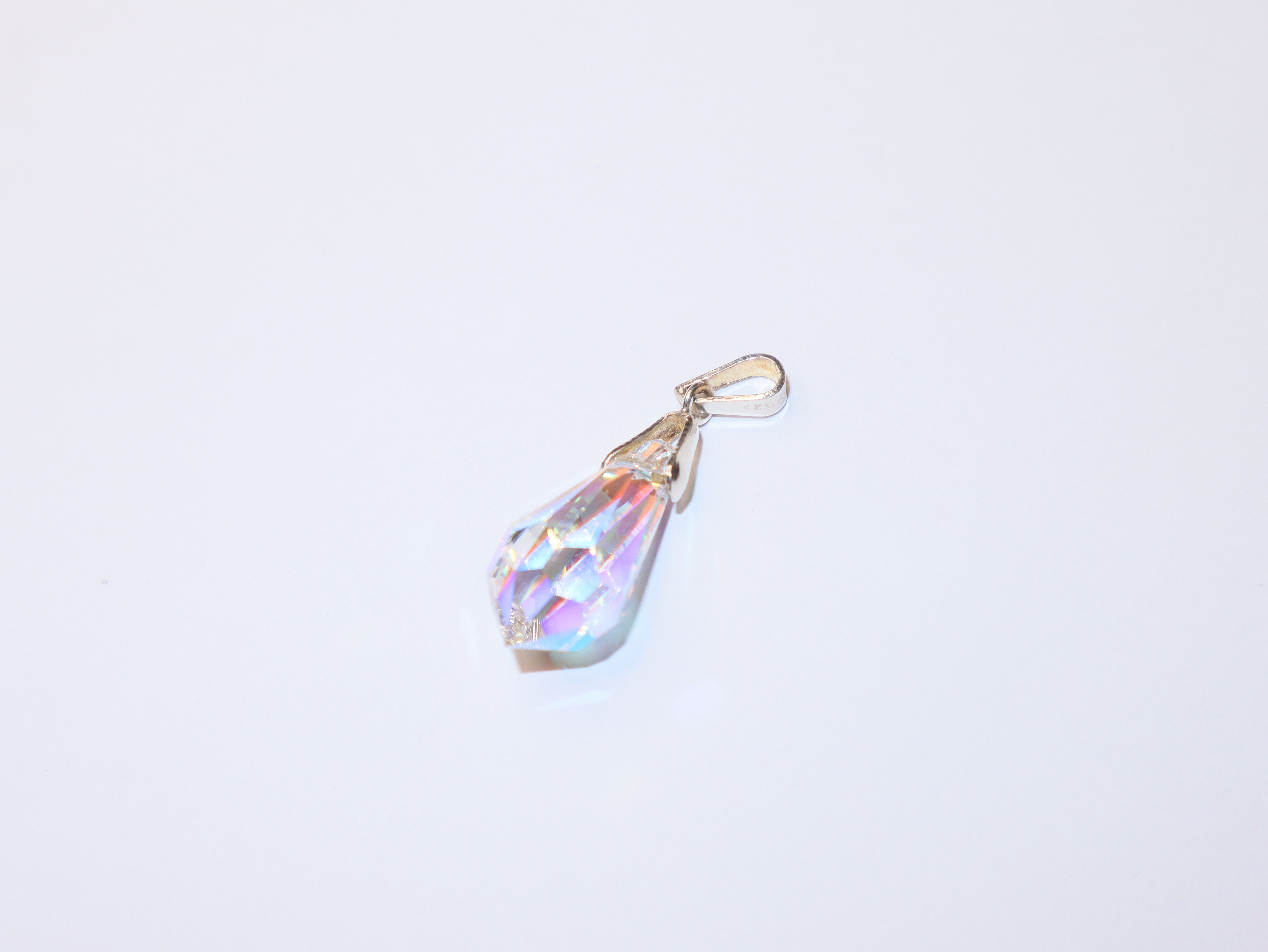 COLGANTE DE PLATA 925 CON CRISTAL SWAROVSKY - 1