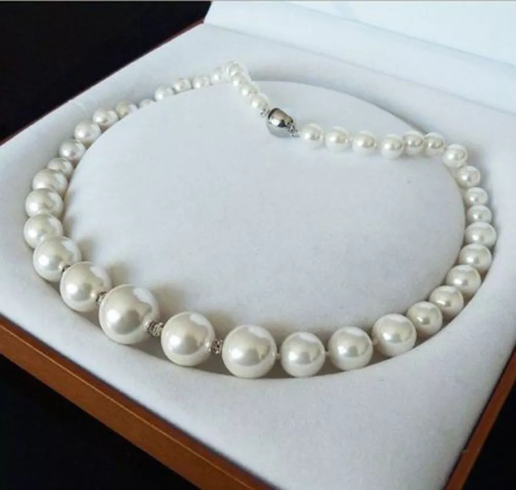 COLLAR DE PERLAS MALLORCA 14 MM -6  MM - 1