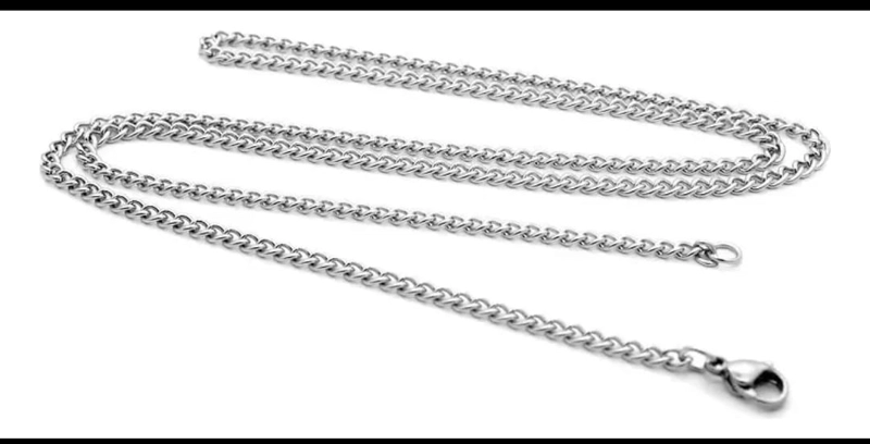 CADENA DE ACERO INOXIDABLE 51 CM  3 MM - 3