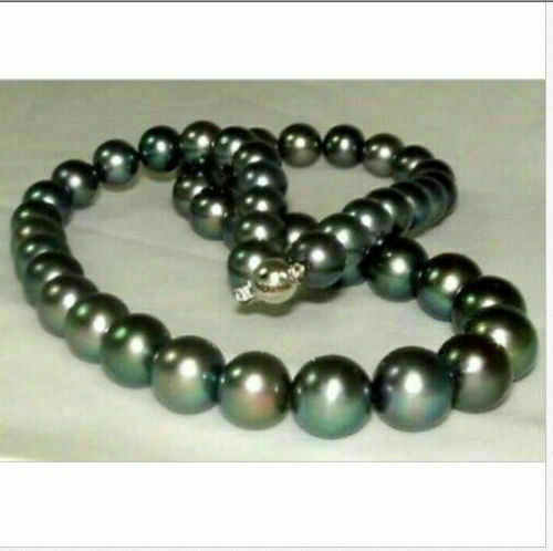 HERMOSO COLLAR DE PERLAS NATURALES DE TAHITE TORNASOL - 1