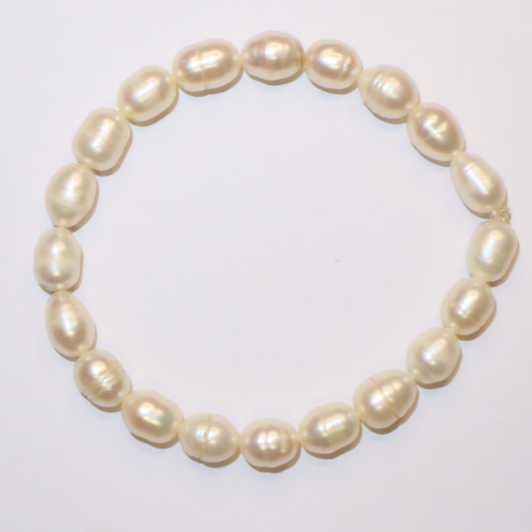PULSERA DE PERLAS CULTIVADAS NATURALES  BARROCO - 1