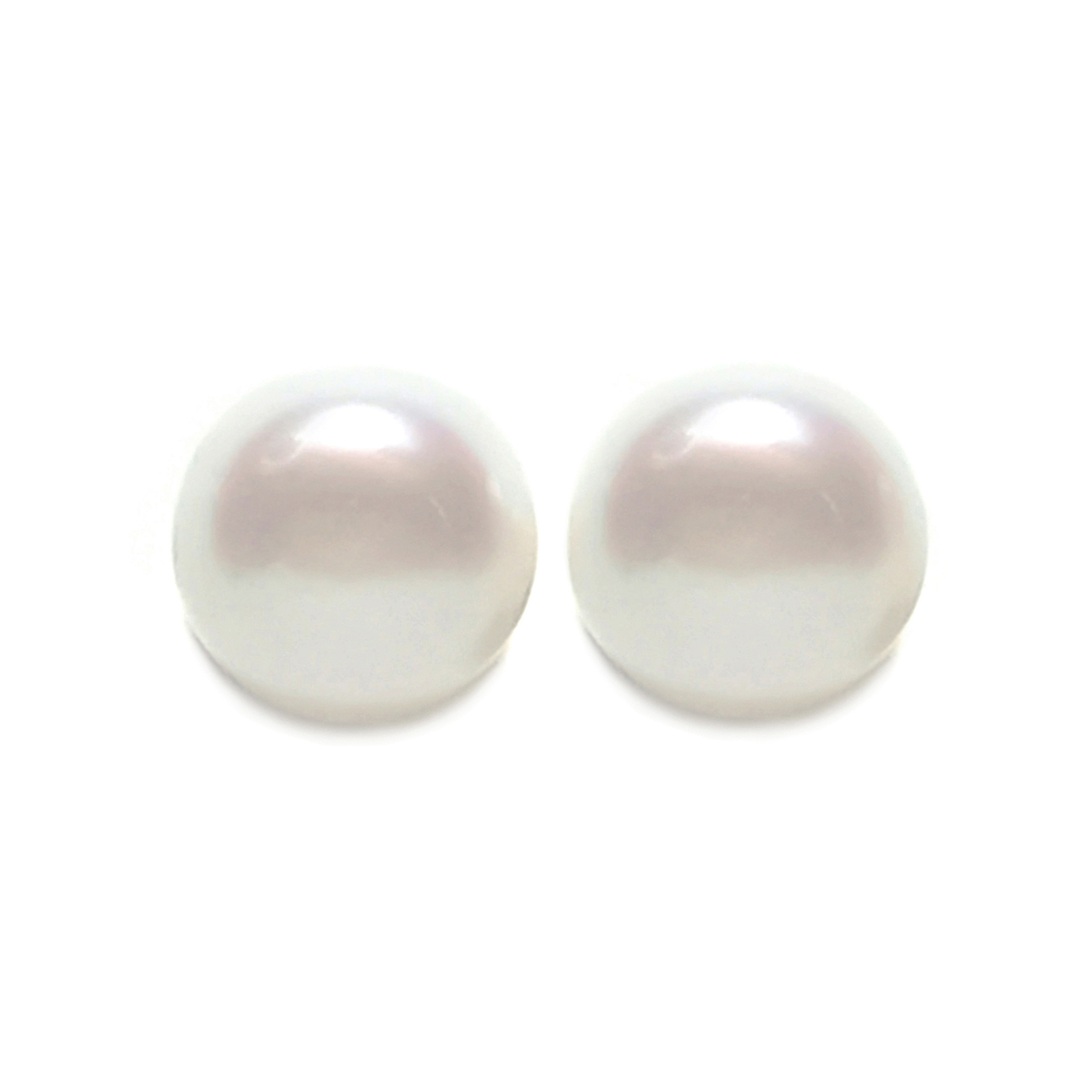 AROS DE PLATA CON PERLA AUSTRALIANA AGUA SALADA 10 MM - 1