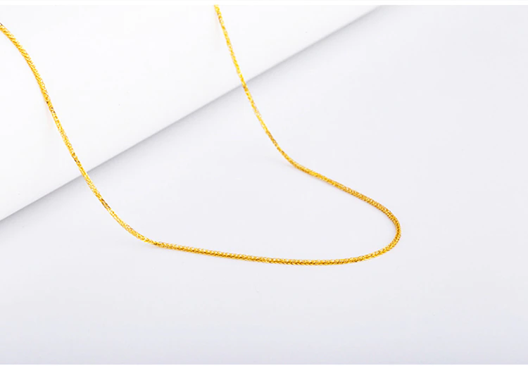CADENA DE ORO EN COLOR AMARILLO DE 18 K  45 CM LARGO - 1