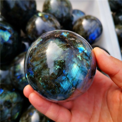 ESFERA DE LABRADORITA 60 MM PARA TERAPIAS DE SANACION - 1