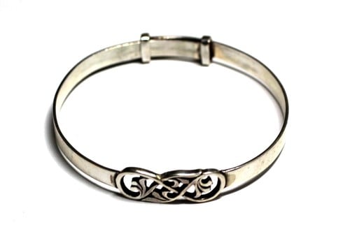 PULSERA DE PLATA INGLES DISEÑADO POR MAKINSTOCH - 1