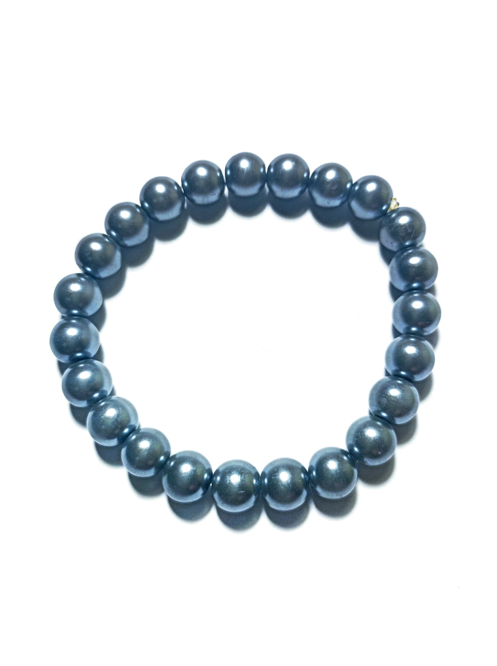 PULSERA DE PERLAS DE MALLORCA GRIS - 1