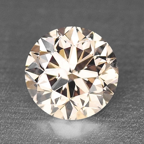 DIAMANTE NATURAL CORTE BRILLANTE 0,75 CT COLOR ROSADO - 1