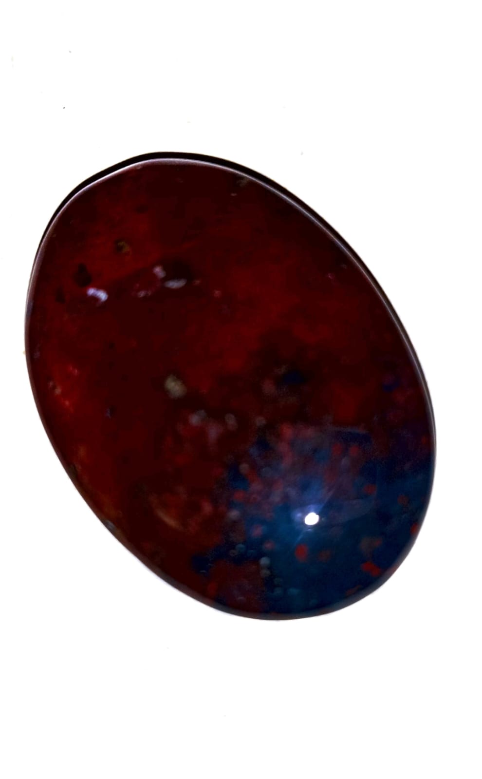 PIEDRA  NATURAL CABOCHON  JASPER SANGRE DE  DRAGON 45 CT - 1