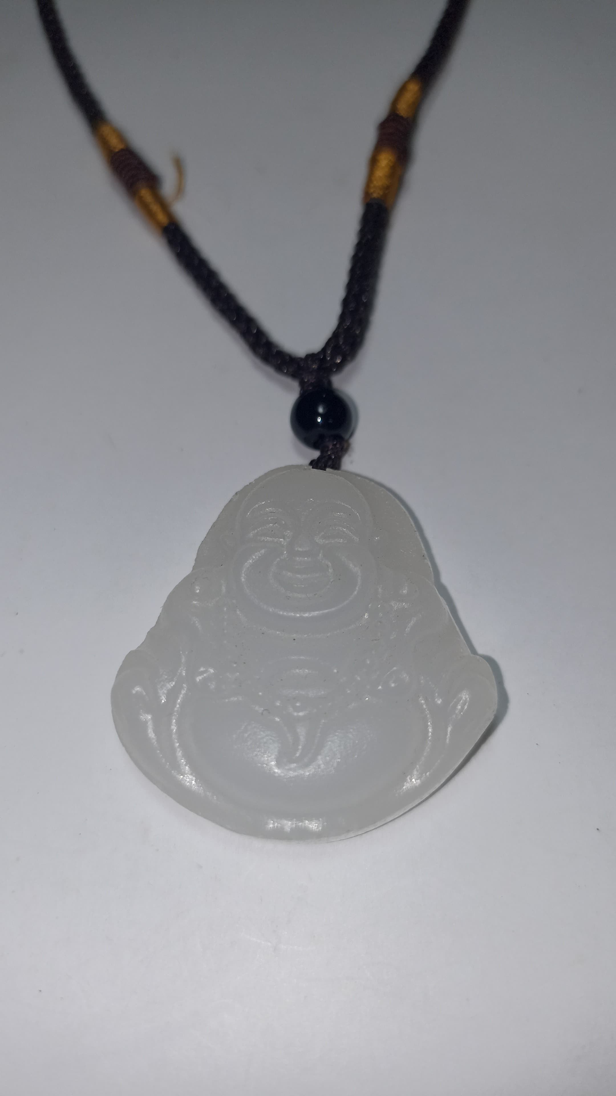 COLGANTE DE  BUDA  TALLADO LA CARA DE BUDA - 1