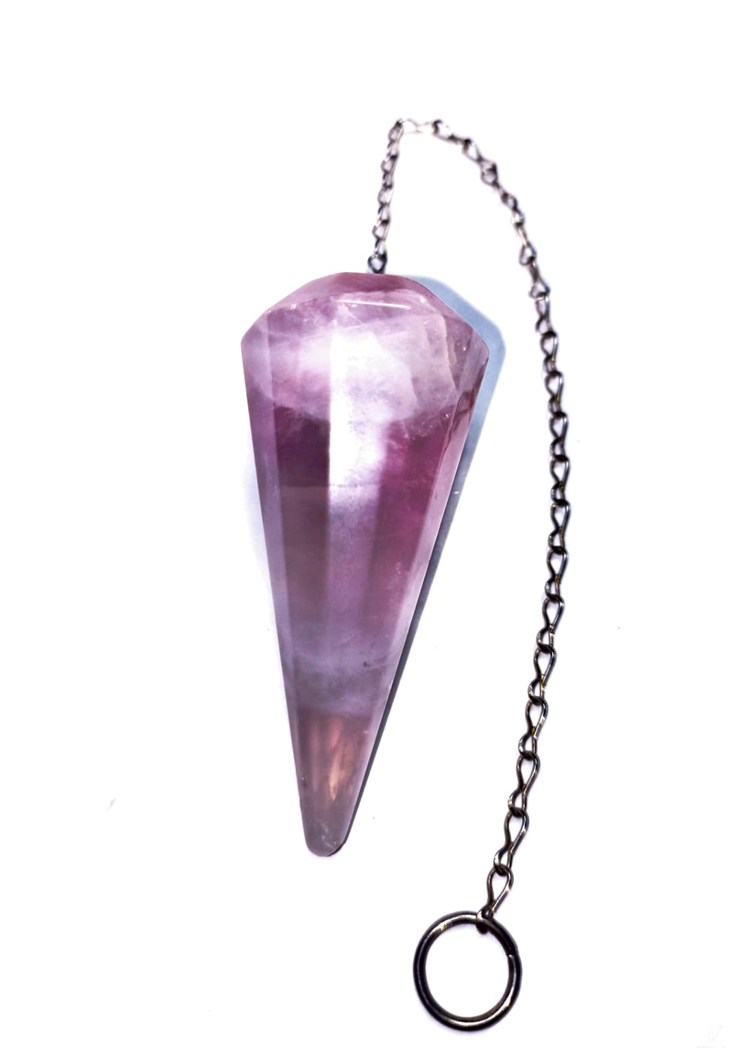 PENDULO DE CUARZO ROSA PULIDO 5,5 CM - 3