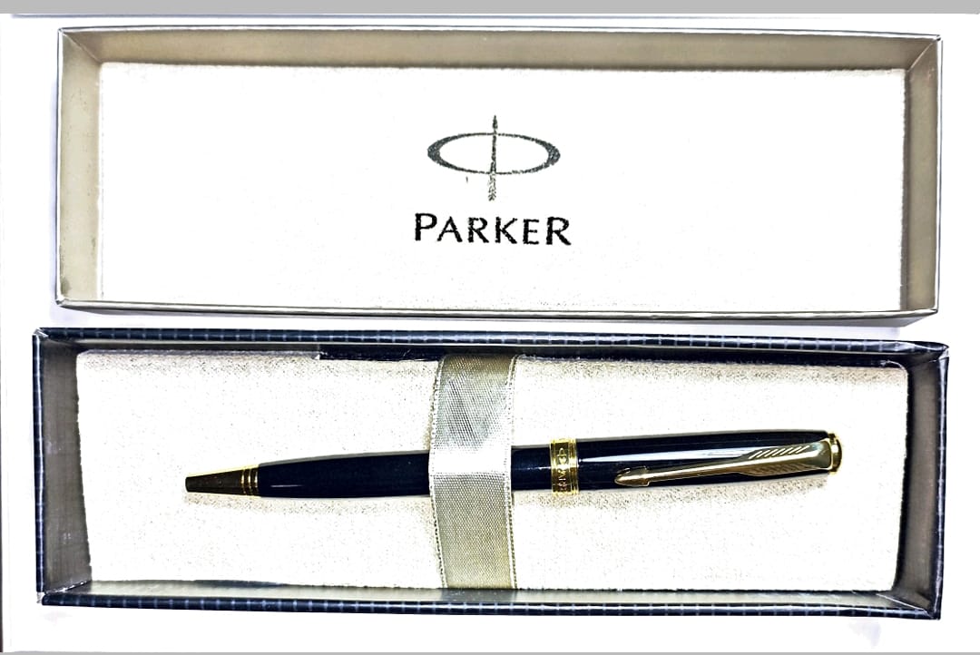 BOLIGRAFO PARKER SONNET LACQUER EN COLOR NEGRO TINTA AZUL - 2
