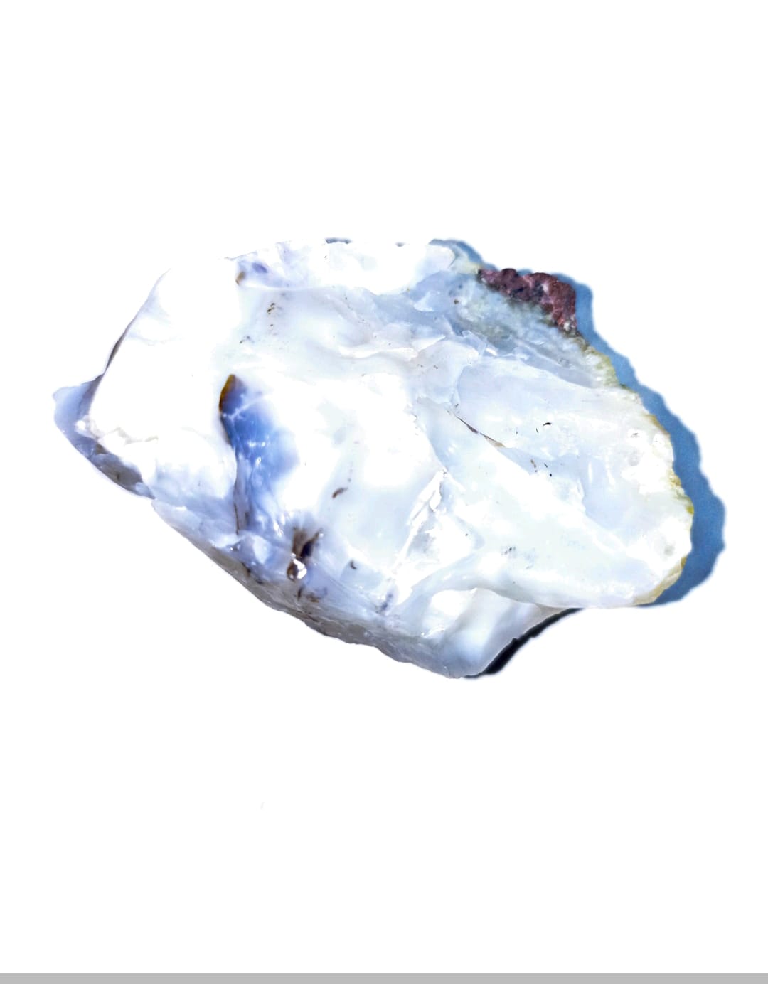OPALO EN BRUTO EN COLOR BLANCO 52X 39X23 MM PESO 47 GR - 3