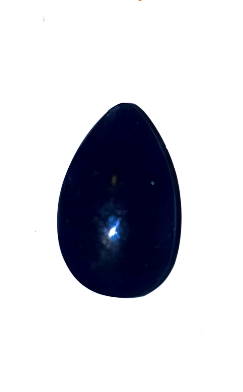 OBSIDIANA EN COLOR NEGRO   3 CM  PROTECCION ENERGETICA - 1