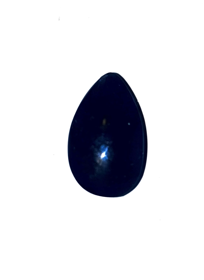 OBSIDIANA EN COLOR NEGRO   3 CM  PROTECCION ENERGETICA - 2