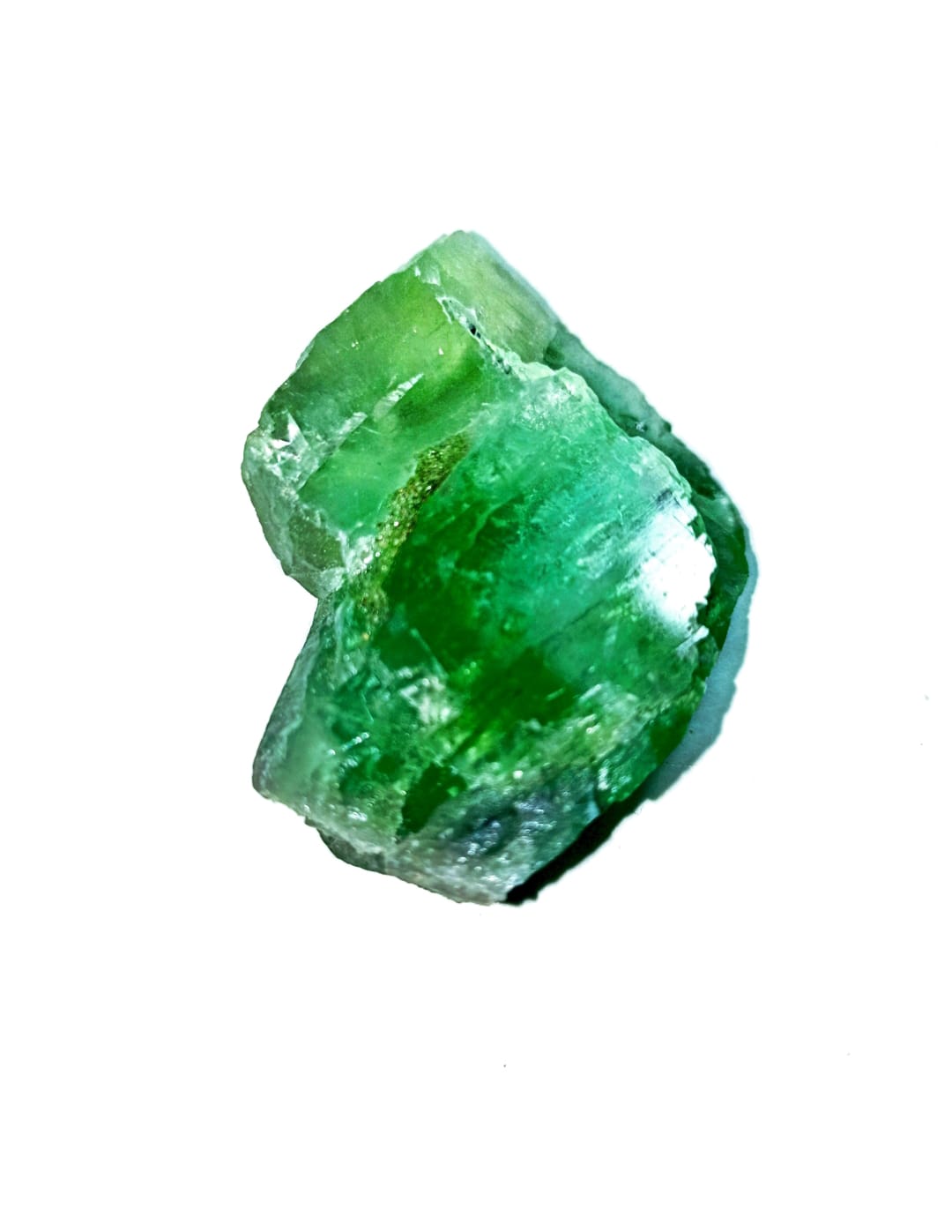 PIEDRA NATURAL DE FLUORITA VERDE 48X15X36 MM - 1