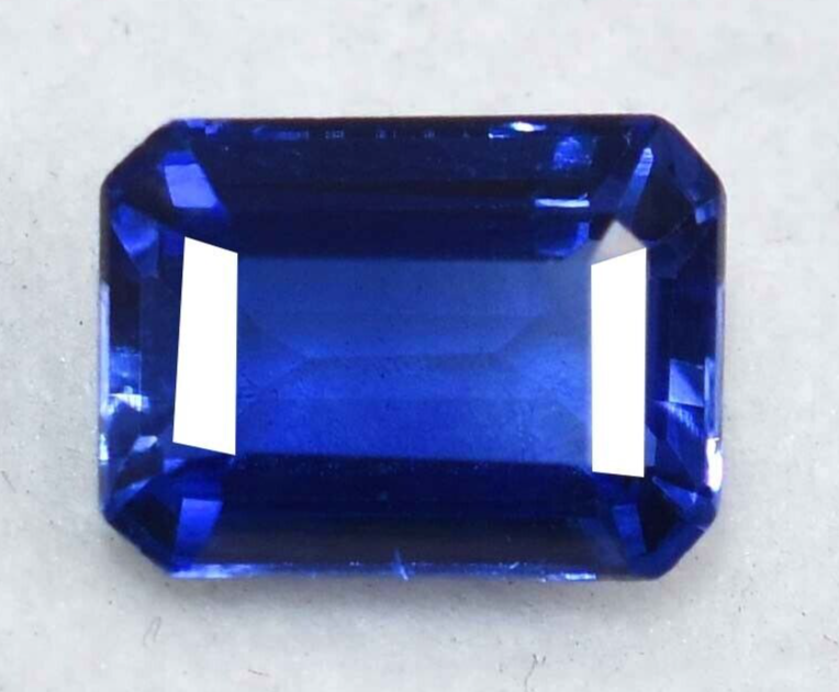 PIEDRA DE ZAFIRO NATURAL SIN TRATAMIENTO TERMICO 9X7 MM 2,60 CT - 1