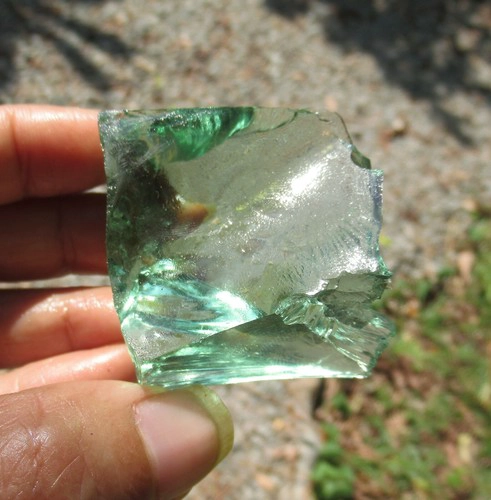 CRISTAL DE OBSIDIANA VERDE 283 CT - 1