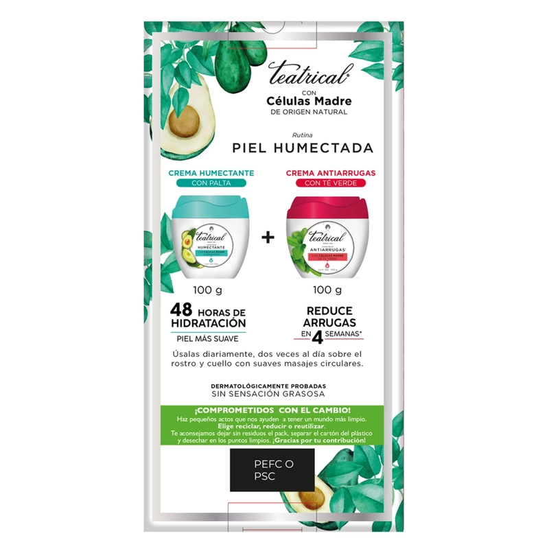 TEATRICAL  PACK CREMA HUMECTANTE  200 ML - 2