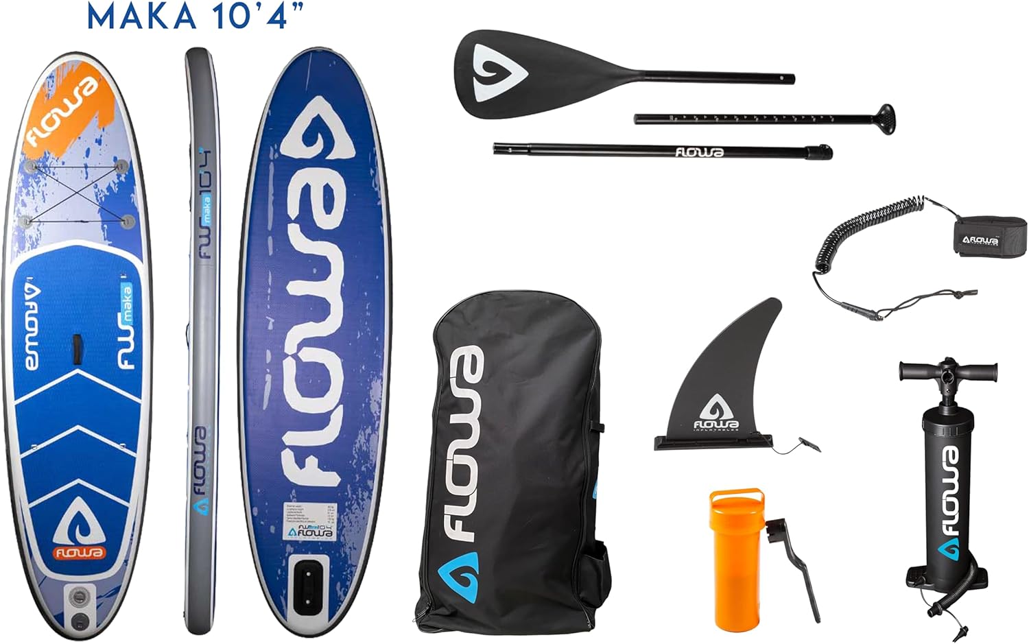 STAND UP PADDLE 10'6' ITALIANO MARCA FLOWA, DOBLE CAPA - 2