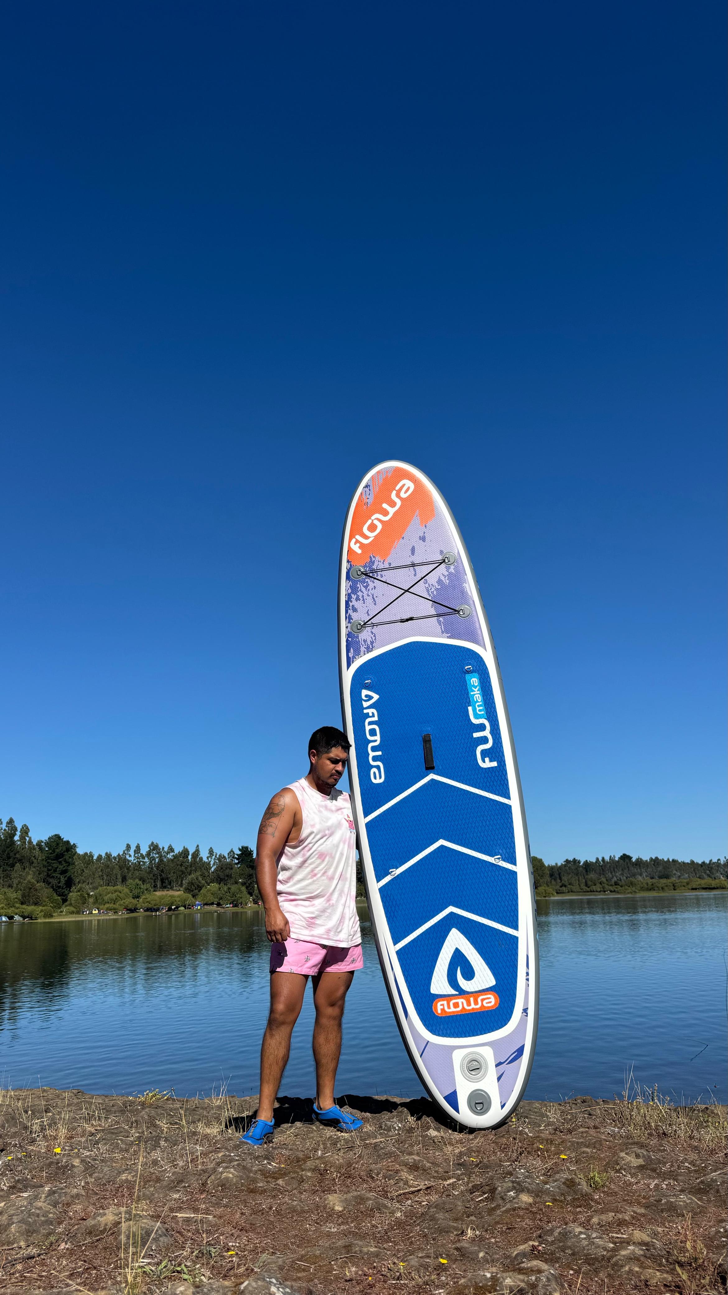 STAND UP PADDLE 10'6' ITALIANO MARCA FLOWA, DOBLE CAPA - 4
