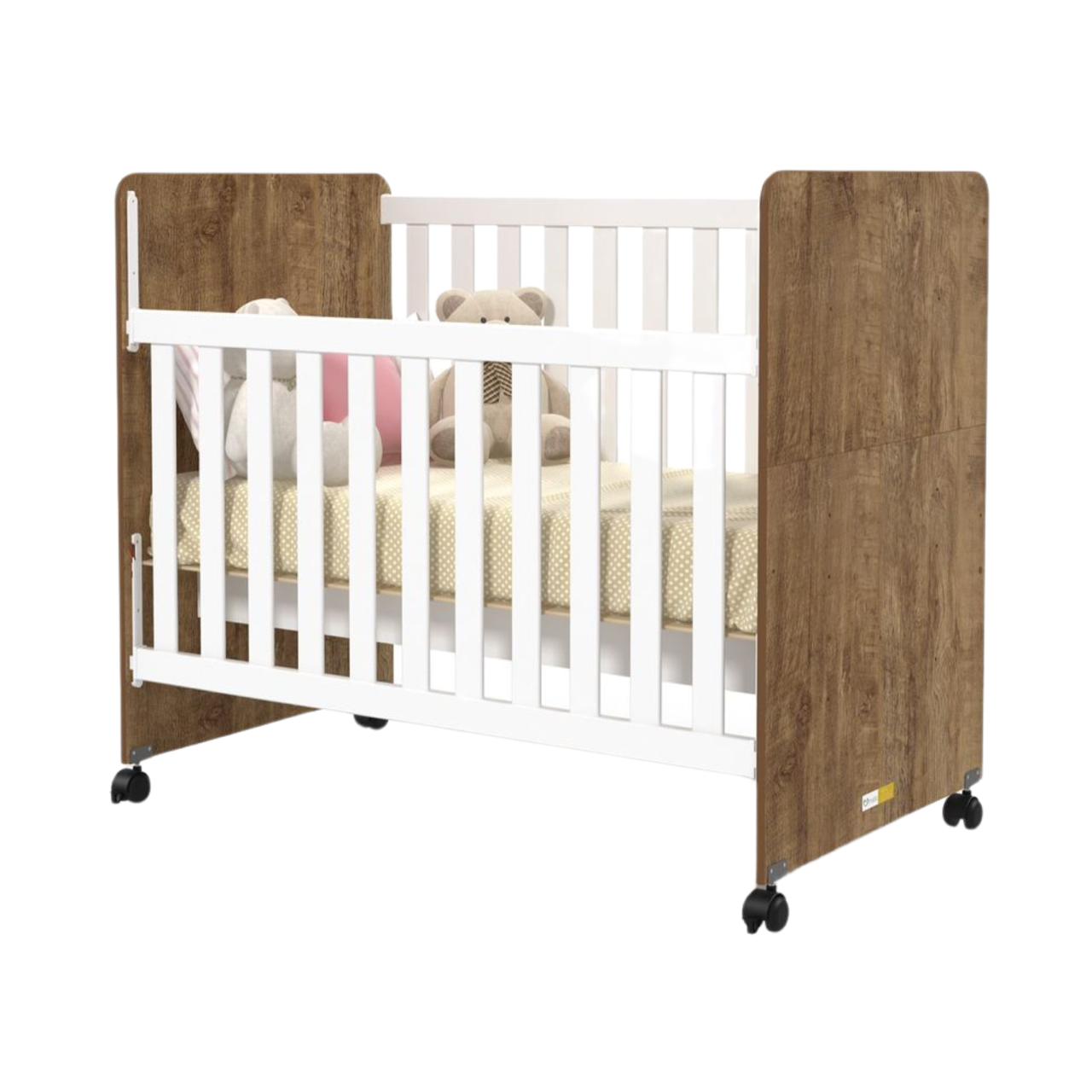 CUNA MUNDO BEBÉ NINARE CAFÉ MDF - 2