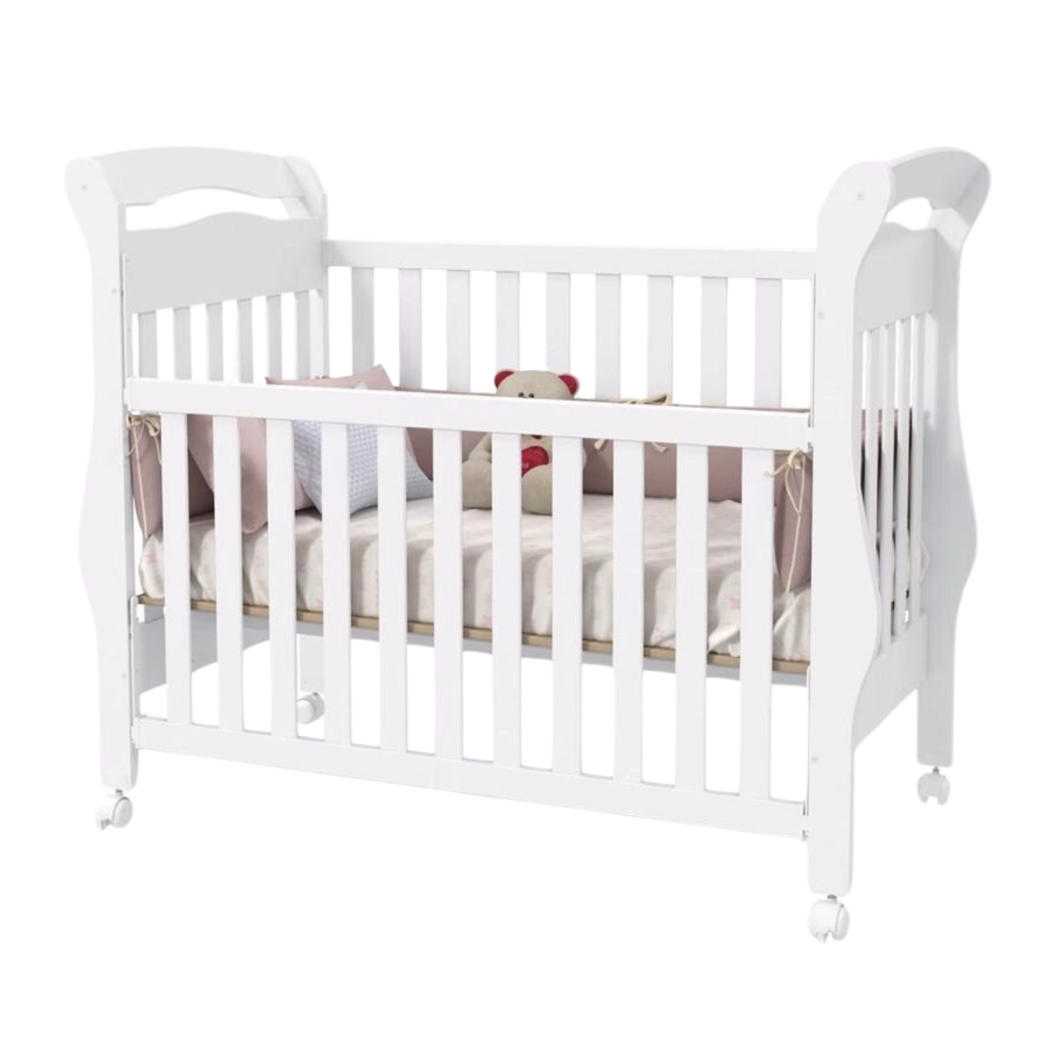 CUNA MUNDO BEBÉ BAMBINI MDF BLANCO - 2