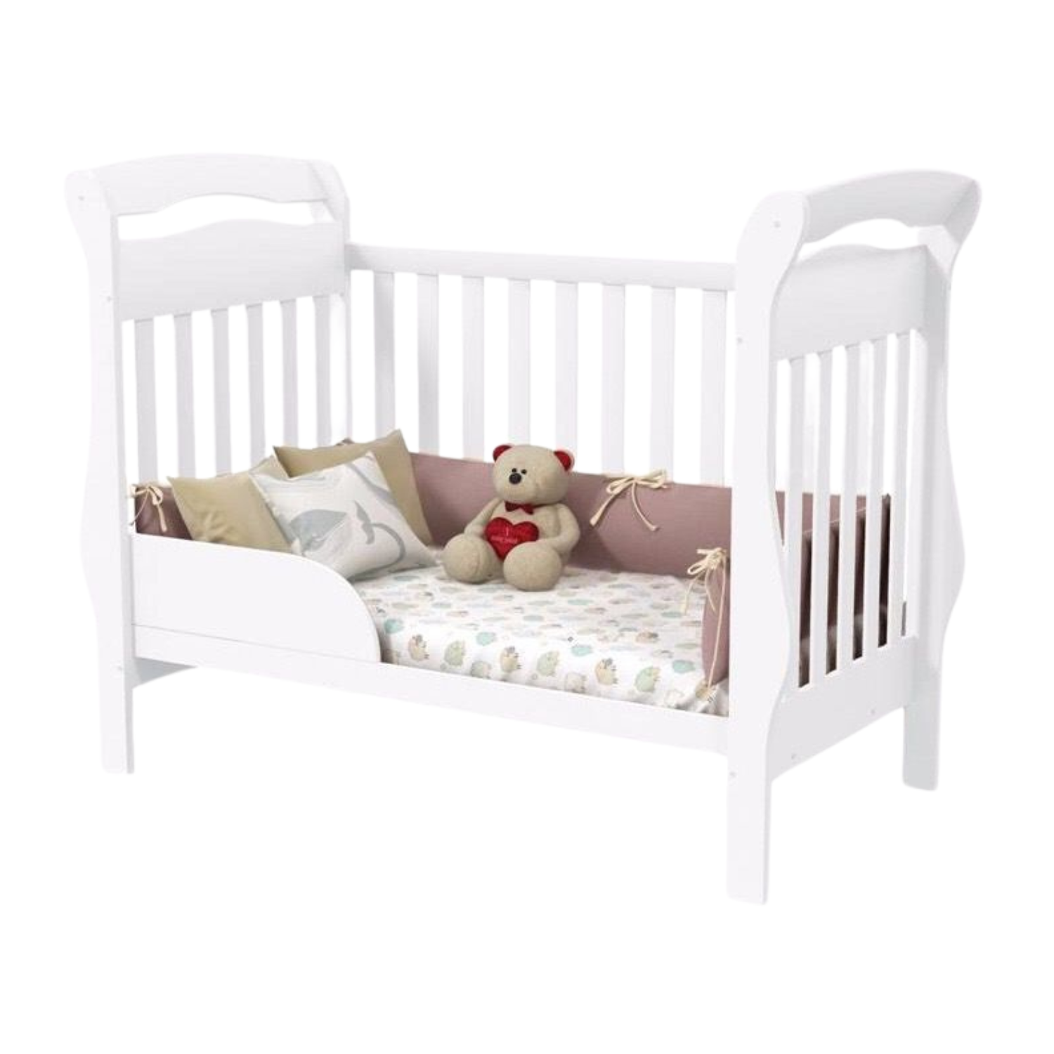CUNA MUNDO BEBÉ BAMBINI MDF BLANCO - 3