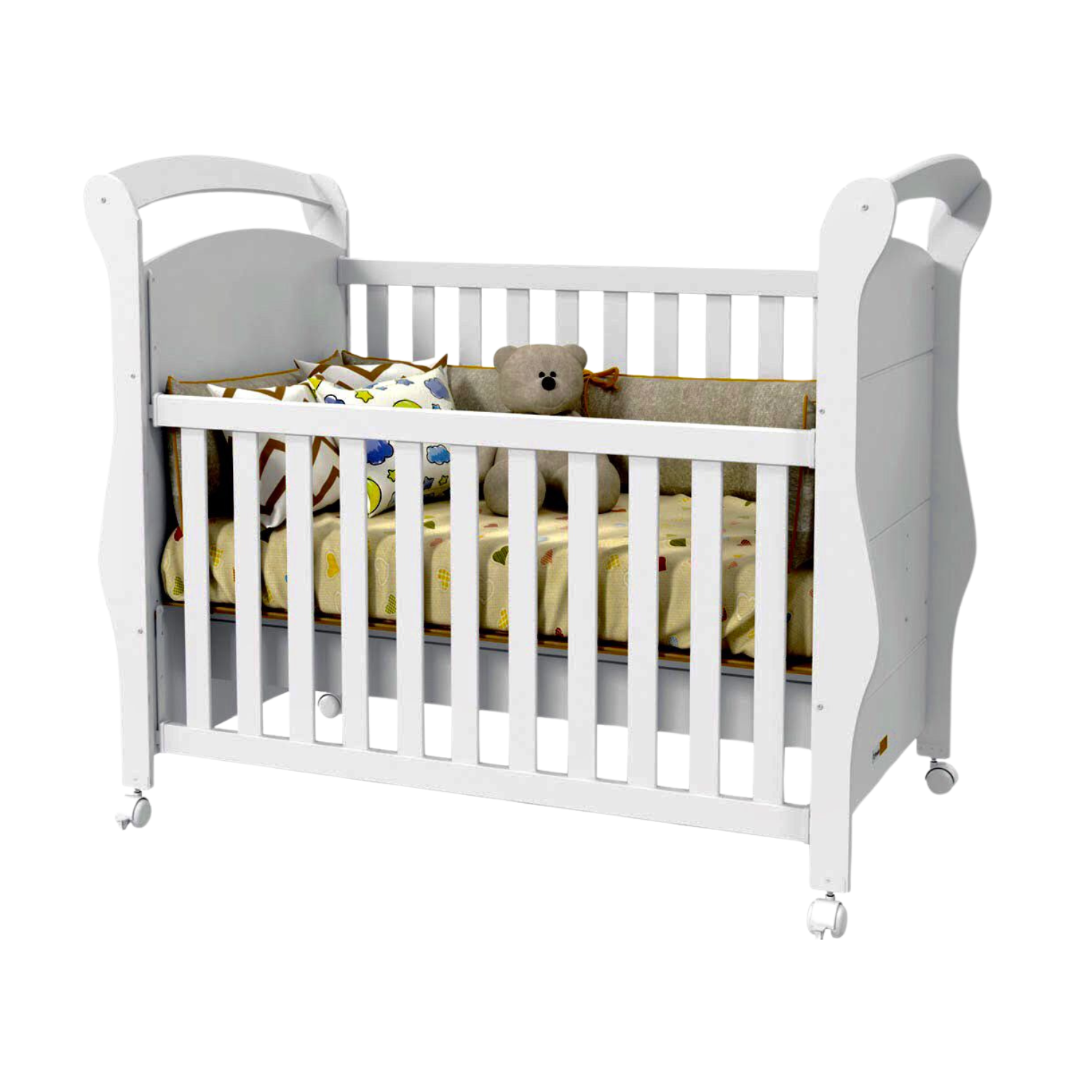 CUNA MUNDO BEBÉ FRATELLI MDF BLANCO - 2