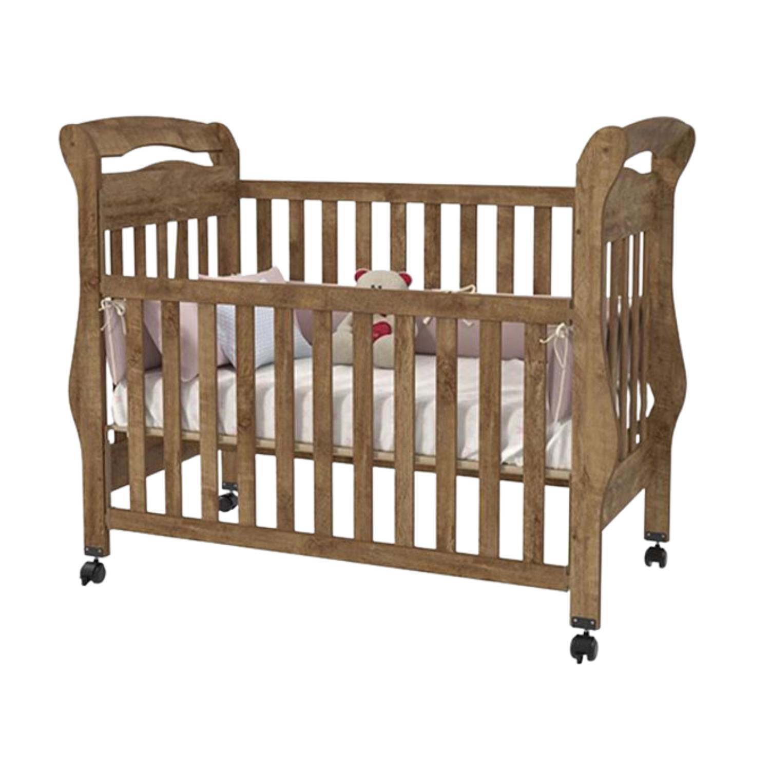 CUNA MUNDO BEBÉ BAMBINI MDF CAFÉ - 3