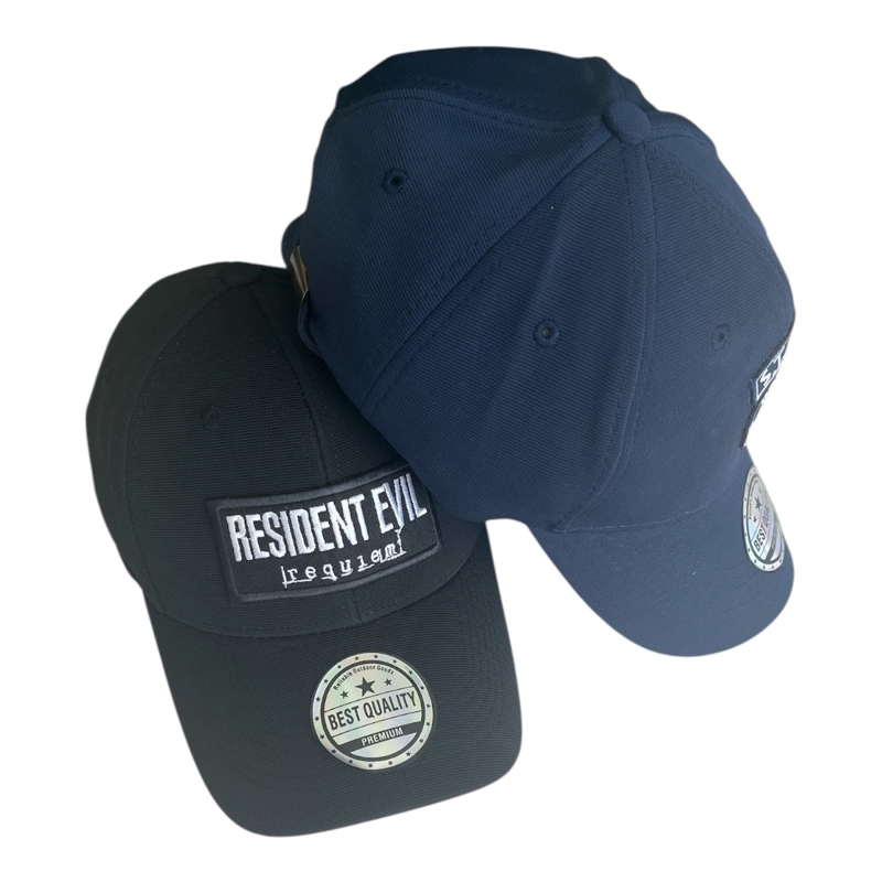 GORRA UNISEX RESIDENT EVIL REQUIEM NEGRO BORDADO AJUSTABLE - 2