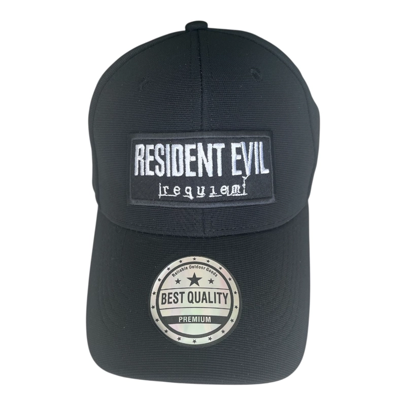 GORRA UNISEX RESIDENT EVIL REQUIEM NEGRO BORDADO AJUSTABLE - 5