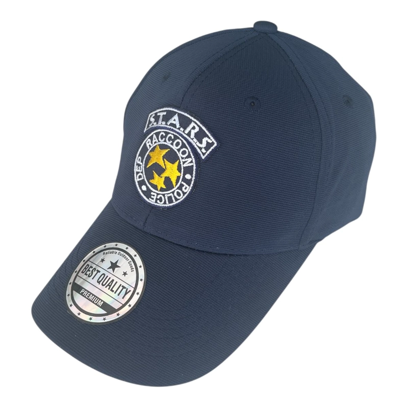 GORRA UNISEX S.T.A.R.S RACCOON POLICE AZUL BORDADA AJUSTABLE - 3