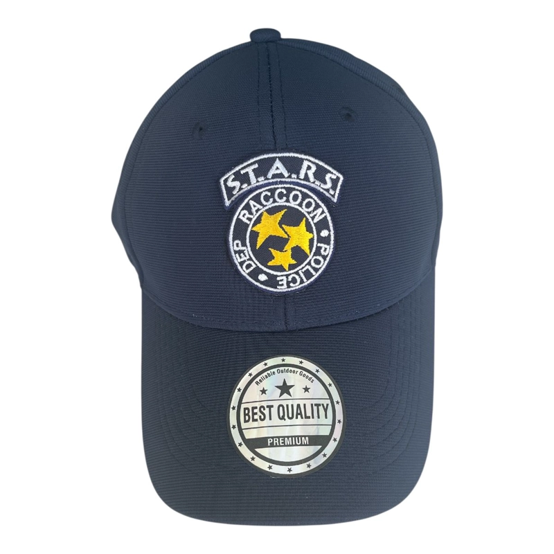 GORRA UNISEX S.T.A.R.S RACCOON POLICE AZUL BORDADA AJUSTABLE - 11