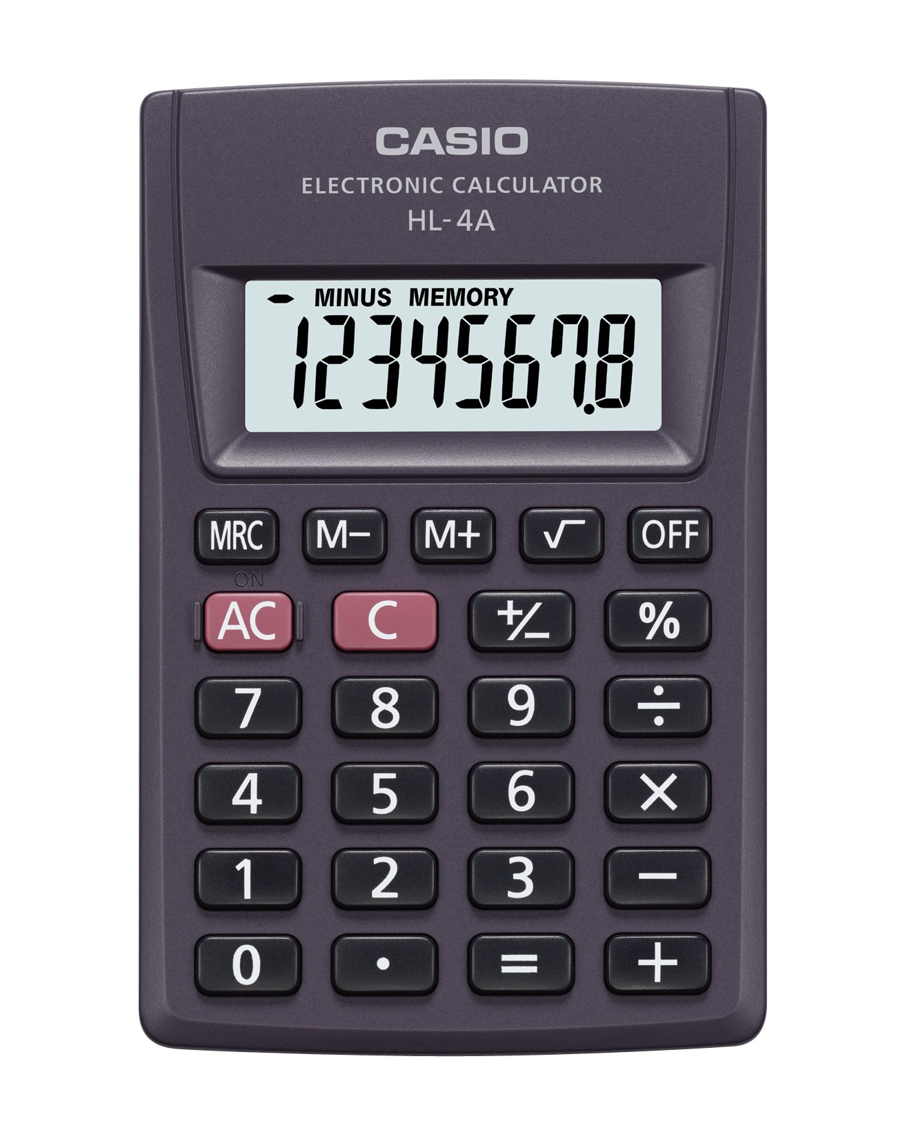 CALCULADORA CASIO HL4A BOLSILLO - 1