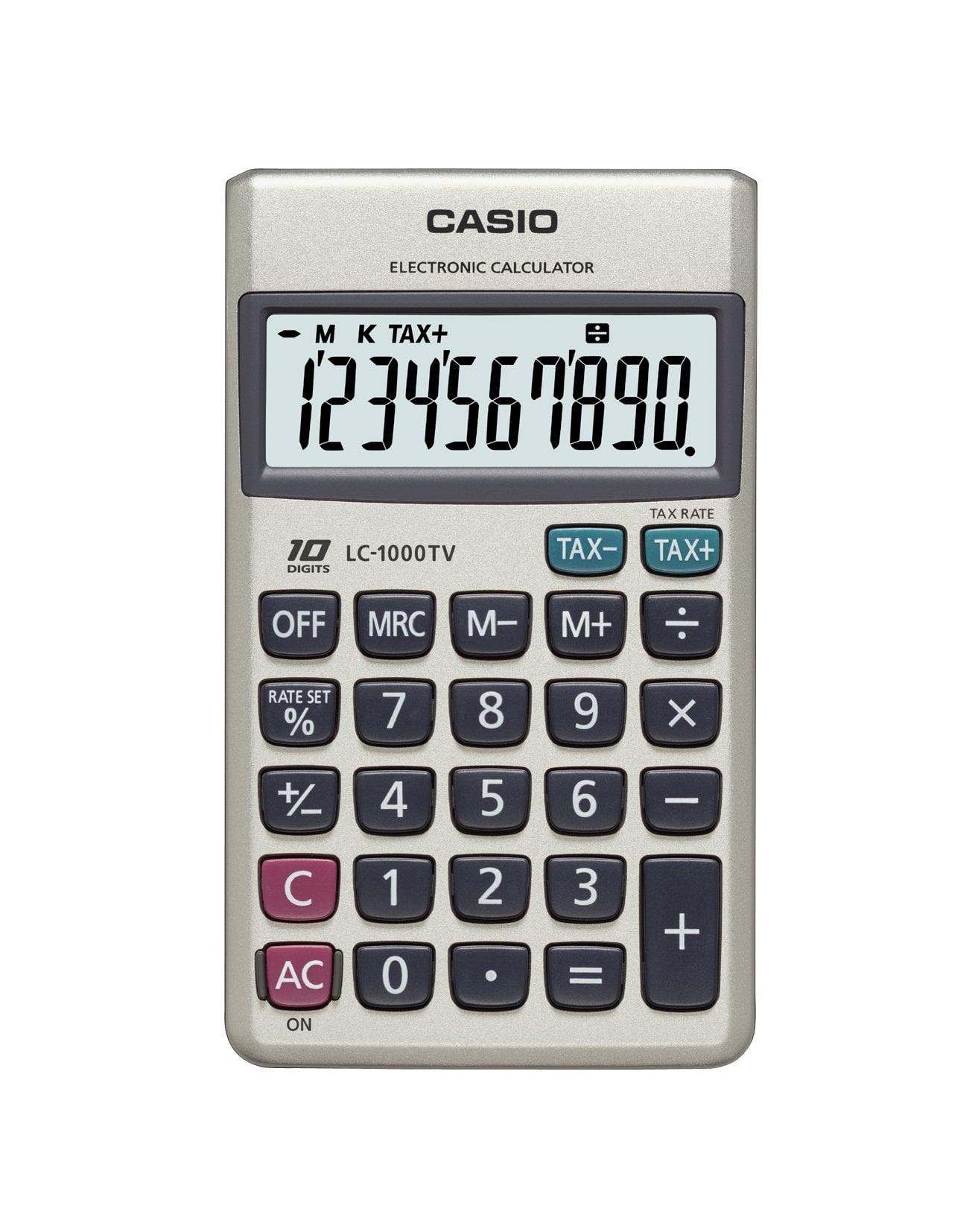 CALCULADORA CASIO LC1000TV BOLSILLO - 1