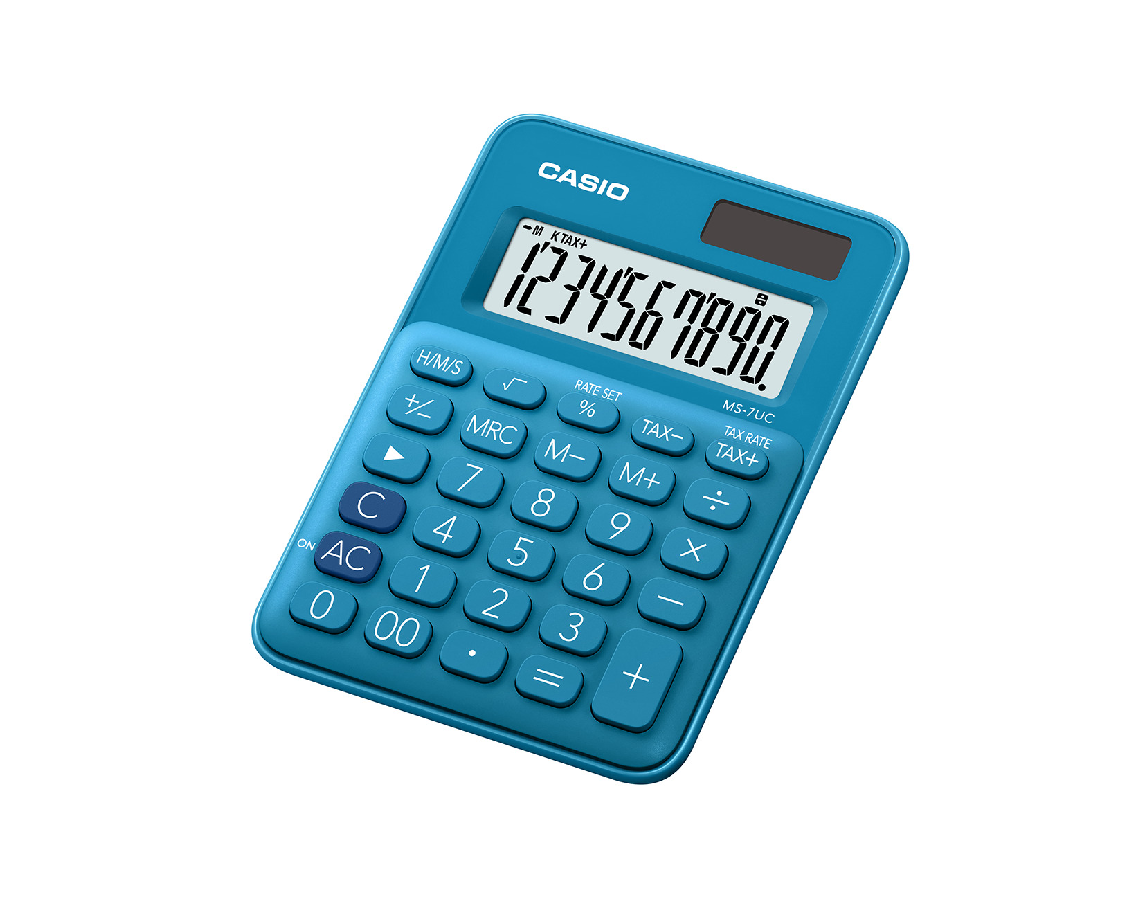 CALCULADORA CASIO SOBREMESA MS-7UC-BU - 2