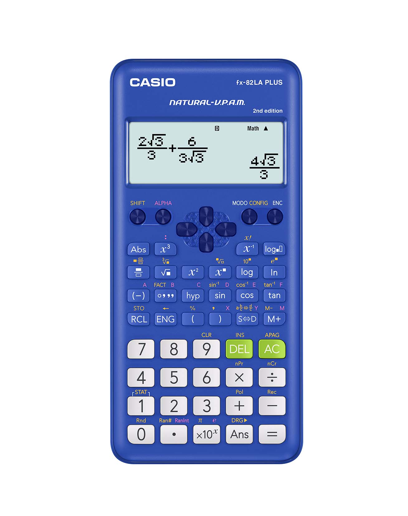 CALCULADORA CASIO FX-82LAPLUS-BU - 1
